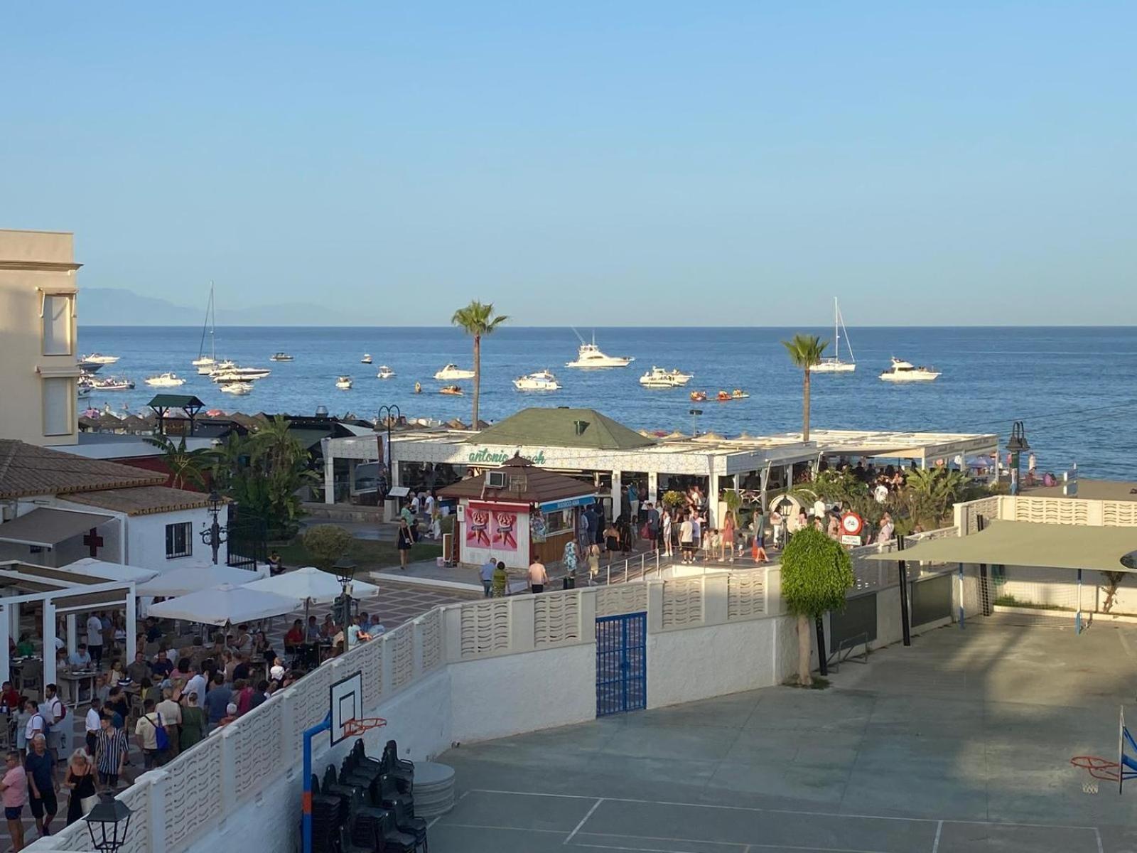Apartamento Lidia Planta 2, La Carihuela 1ª Linea Playa, Vistas Mar, Buhardilla 1 Dormitorio, 40 M2, 1-3 Huesped, Terraza, Wifi ตอร์เรโมลิโนส ภายนอก รูปภาพ